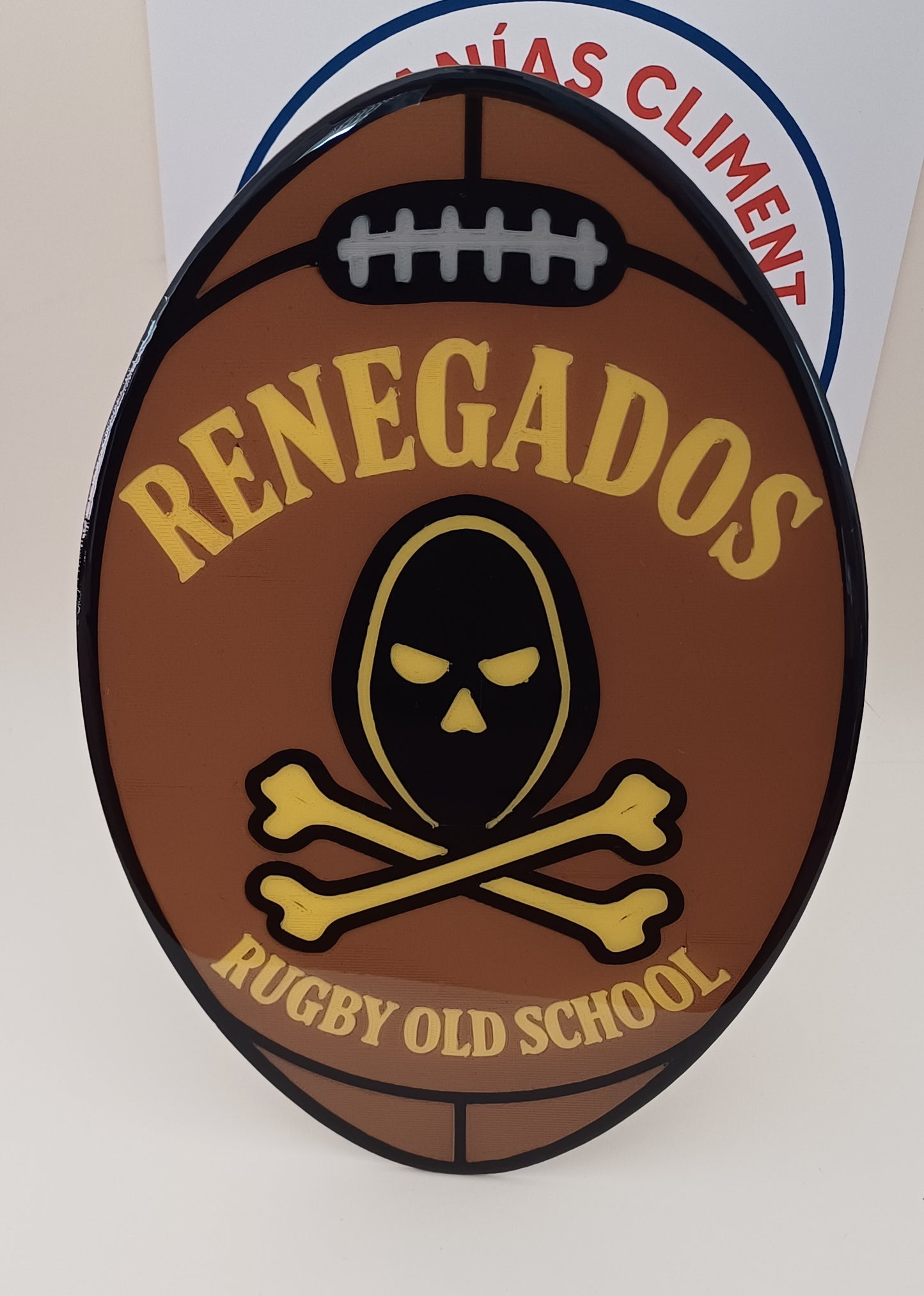 Placa Renegados Rugby Old School