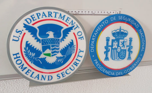 Placas Departamentos Seguridad Nacional