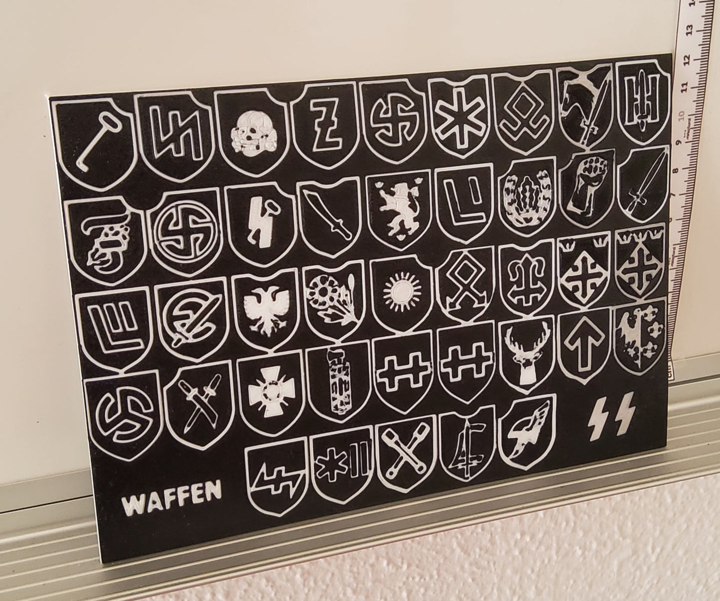 Placa Divisiones Waffen SS